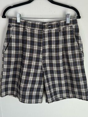 VINTAGE  90’s LEE Academia Trousers Pleated Shorts High Rise